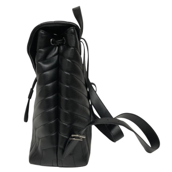 Saint Laurent Lulu Medium Leather Black Backpack - Picture 1 of 10